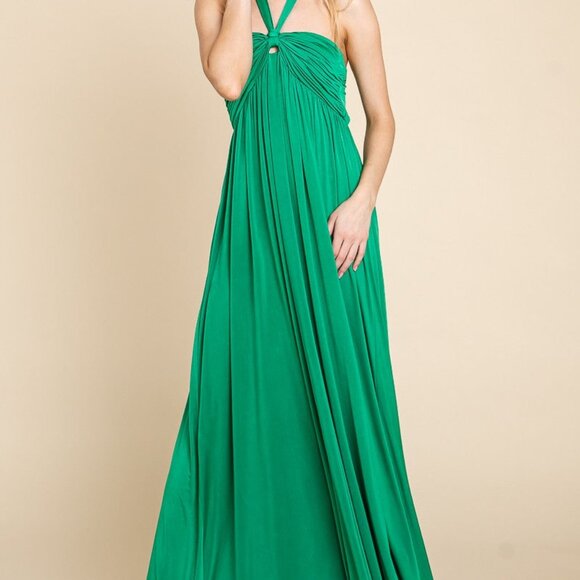 Emerald Collection - Solid Venezia Maxi Dress - NWT - Size Small - Picture 4 of 4